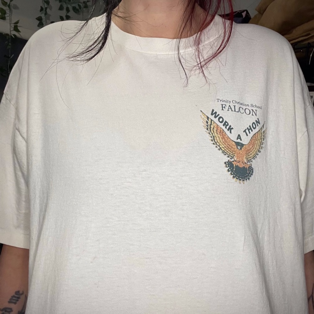 Vintage Trinity Christian School Work A Thon Tee